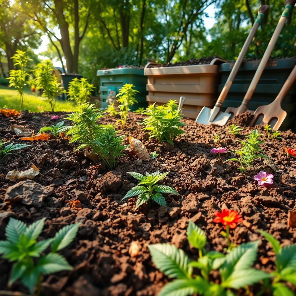 cannabis erde nach ernte