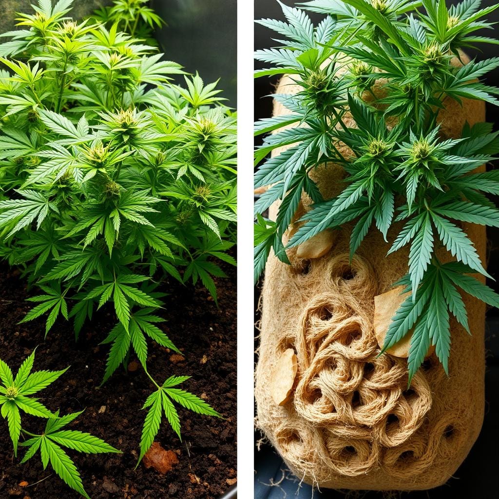 cannabis erde vs coco