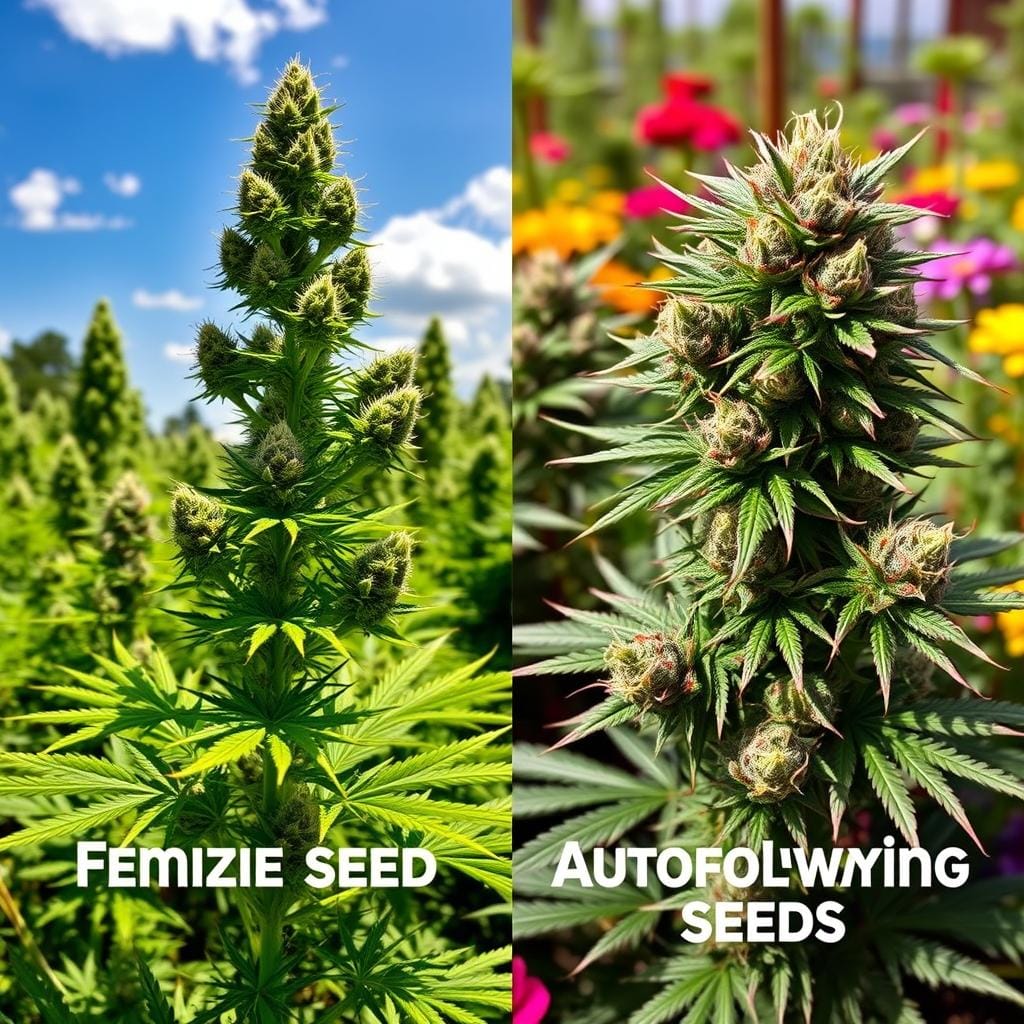 feminisierte cannabissamen vs autoflower