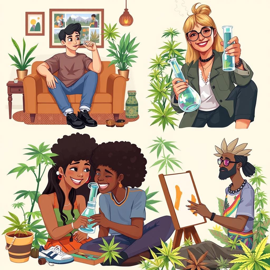 kiffertypen unterschiedliche cannabis konsumenten