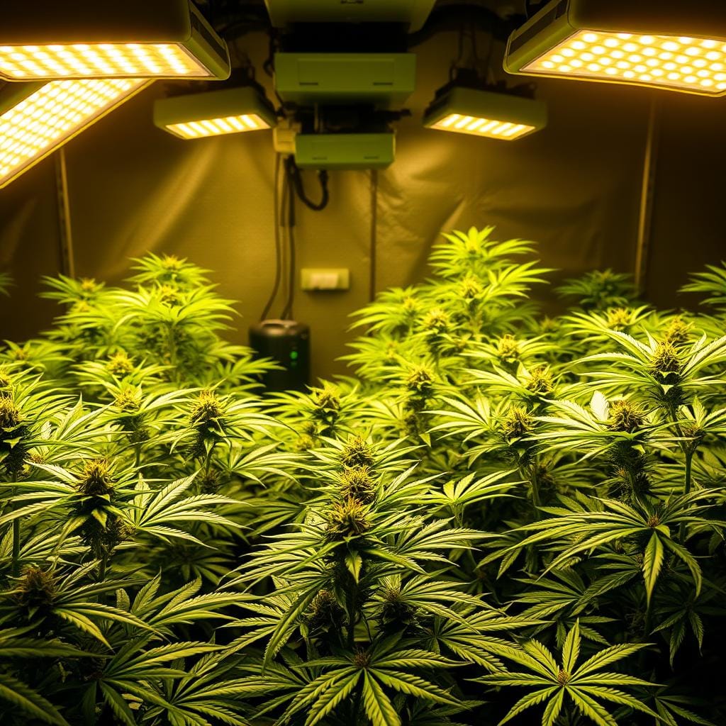 wie viel lux braucht cannabispflanze