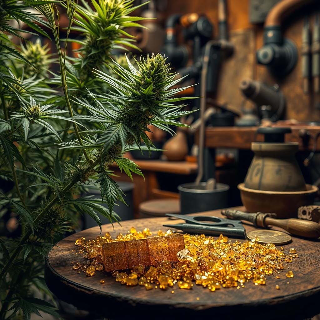 wie wird thc-p hash hergestellt