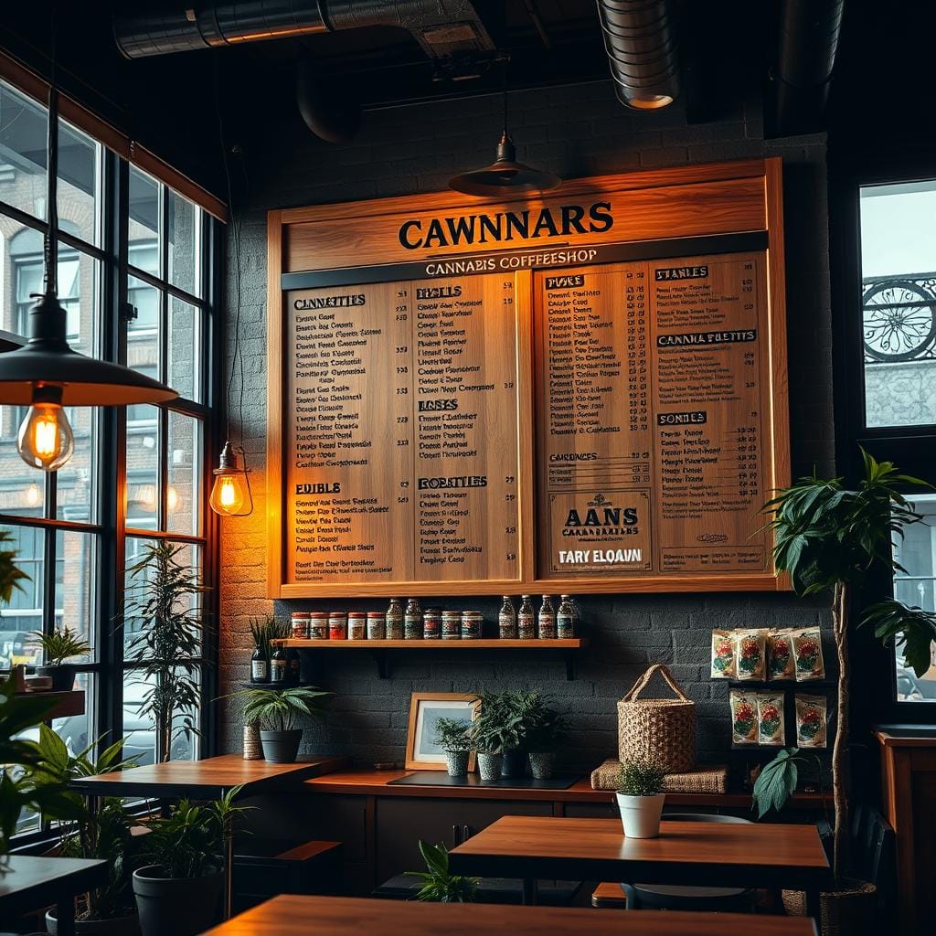 Cannabis coffeeshop amsterdam menu