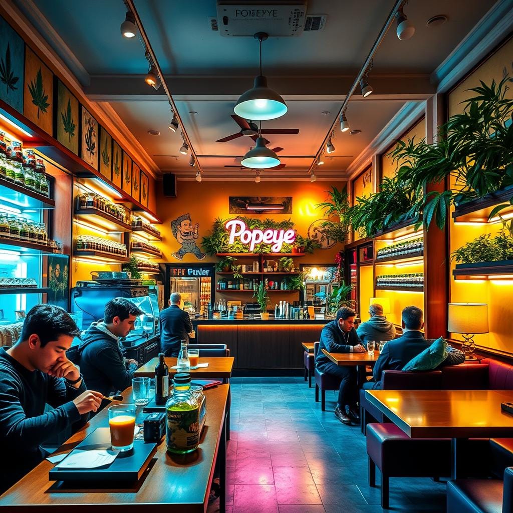 Cannabis coffeeshop amsterdam popeye