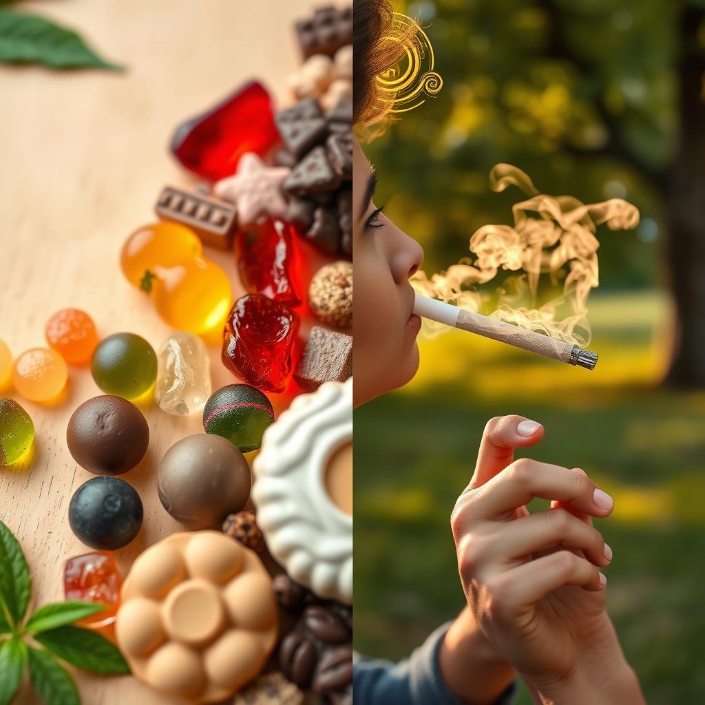 cbd edibles vs smoking